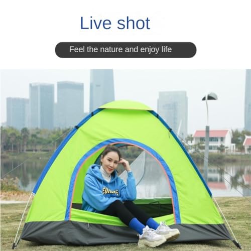Carpa ligera para camping 3-4 personas resistente al sol miniatura 4