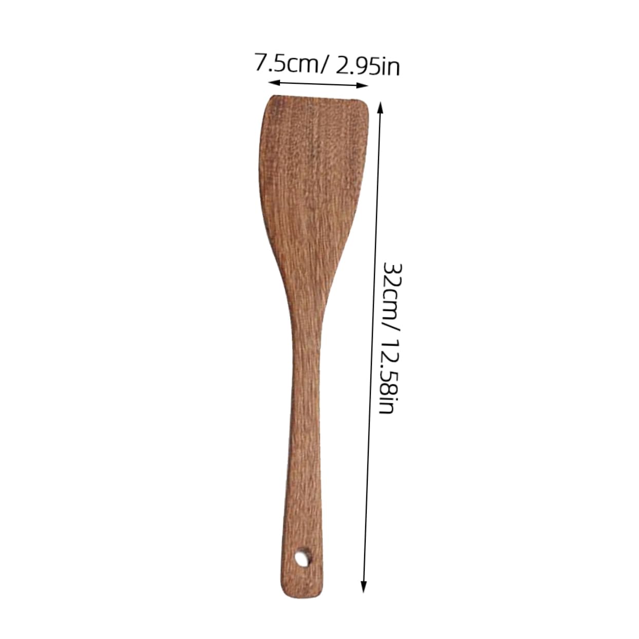 3 Series Practica Pala De Madera Servicio Pala De Mango Largo De Madera Utensilio De Cocina Pala De Cocina De Madera Marrón 2 Piezas X 3