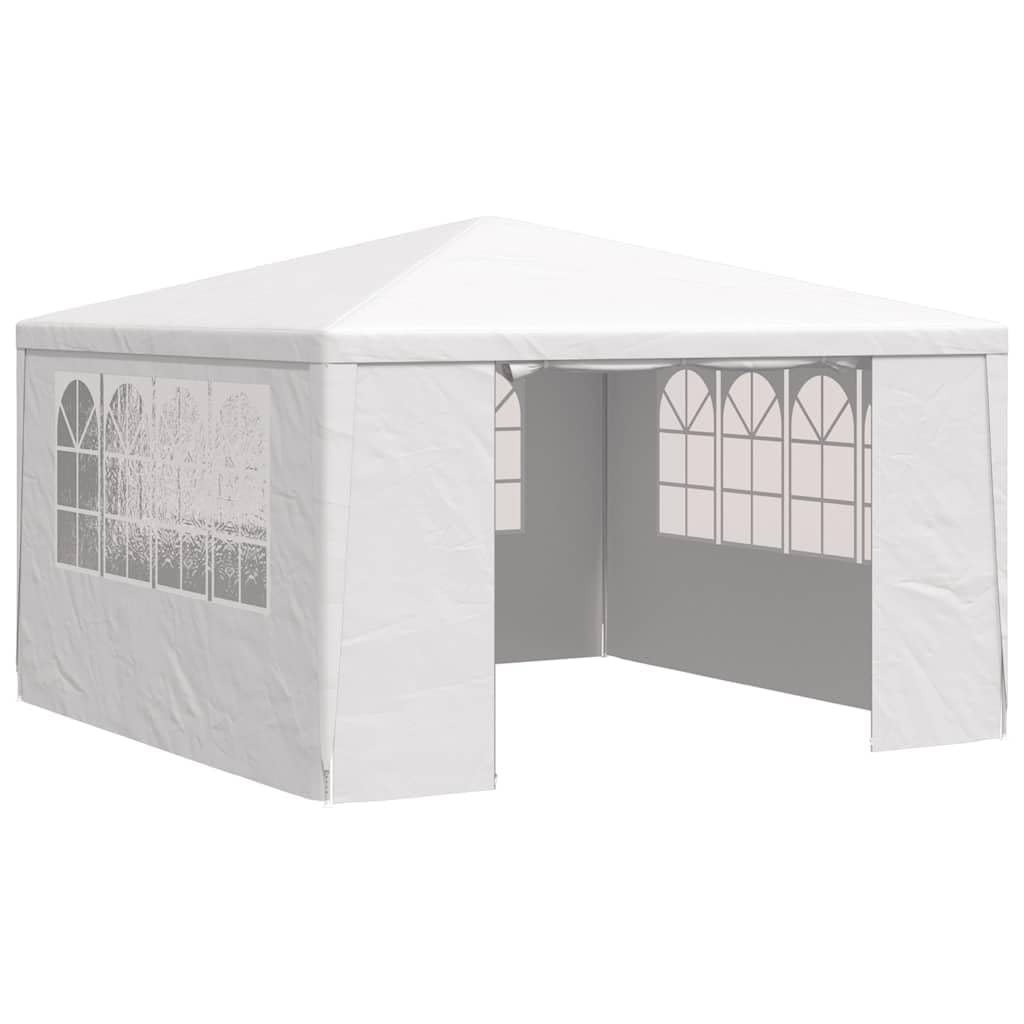 Carpa de jardín al aire libre con paredes laterales (4 x 4 m, 90 g/m², pabellón para camping, boda, fiesta, mercado, playa