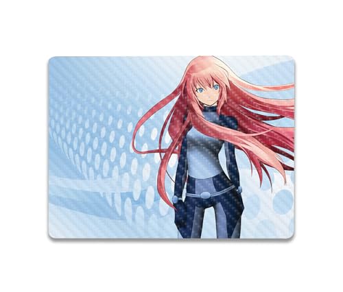 Image of MightySkins Carbon Fiber Skin Compatible with Microsoft Surface Laptop Go 3 (2023) Full Wrap Kit - Anime Spy | Protective, Durable Textured Carbon Fiber Finish | Made in The USA