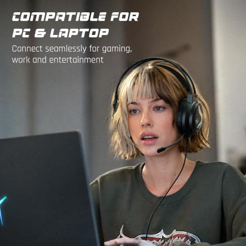 Image of Zebronics Jet 7.1 Ultra Gaming Headset, Hi-Res Audio, 7.1 Surround Sound, 50mm Neodymium Drivers, Advanced Windows Software, Flexible Mic, Multicolor LED, 2m USB Braided Cable, PC & Laptop Compatible