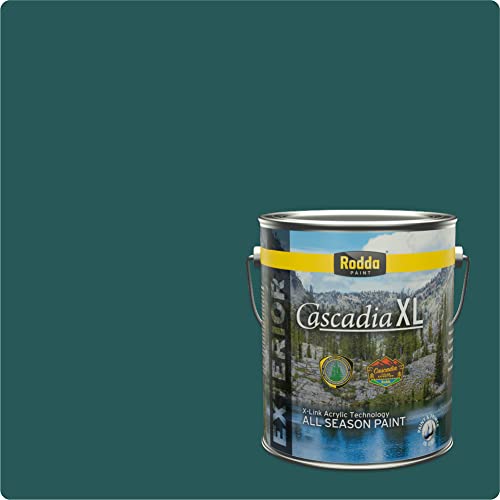 Rodda Paint CASCADIA XL Exterior Satin All Seasons Paint & Primer in One, 1-Gallon, Wish Upon A Star