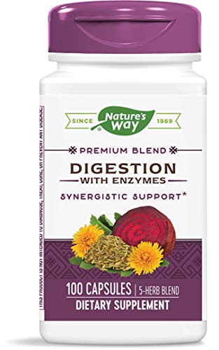 Nature's Way Premium Blend Digestion with Enzymes, 100 Caps
