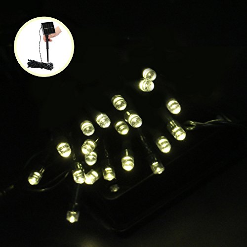 Preisvergleich Produktbild Denknova® 2M 20er LEDs Solar Lichterkette, wasserdicht, Warmweiß