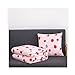 LIYGHFRTIO 2 In 1 Cartoon Flamingo Kissendecke Dicke Faltbare Kissen Zurück Kissen Büro Warme Decke Quilt Zipper Verschluss Home Decoration(Size:40X40cm (Unfold 100X150cm),Color:Avocados)