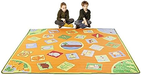 House of Kids 12104, polyester, Multicolored, 200 x 0,5 x 200 cm