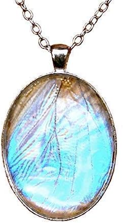 Real Butterfly Wing Necklace Boho bride to be necklace Real insect jewelry for women Butterfly necklace sterling silver option Pearl morpho Sulkowski