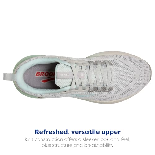 Brooks 1203861B459.090 Women’S Revel 6 Neutral Running Shoe - Oyster Mushroom/Alloy/Blue thumb #4