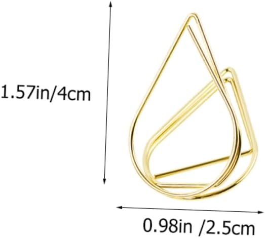 Office Photo Folder 10pcs Heart Shaped Clamp Place Card Holders Menu Memo Clips Table Decor