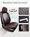 Custom Seat Covers fit for Dodge Ram 1500 2500 3500, Full Coverage Luxury Leather Ram Truck Seat Cover 2009-2025 Compatible with Crew Cab Double Quad Regular (Red, Full Set (Flat Front/Curved Rear))