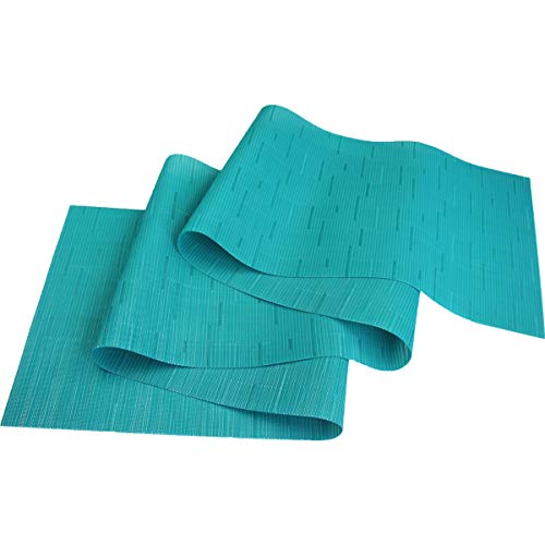 Sets de table et chemin de table pour table à manger lavables en plastique vinyle