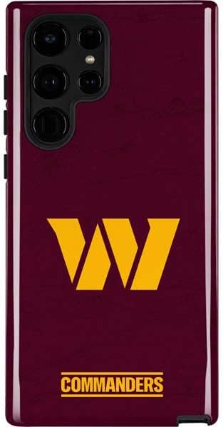 Skinit Pro Phone Case Compatible with Galaxy S22 Ultra - Officially Licensed NFL Washington Commanders Distressed Design