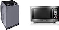 Vista 1 de COMFEE' Lavadora portátil de 1.6 pies cúbicos, capacidad de 11 libras, lavadora compacta totalmente automática y horno microondas TOSHIBA