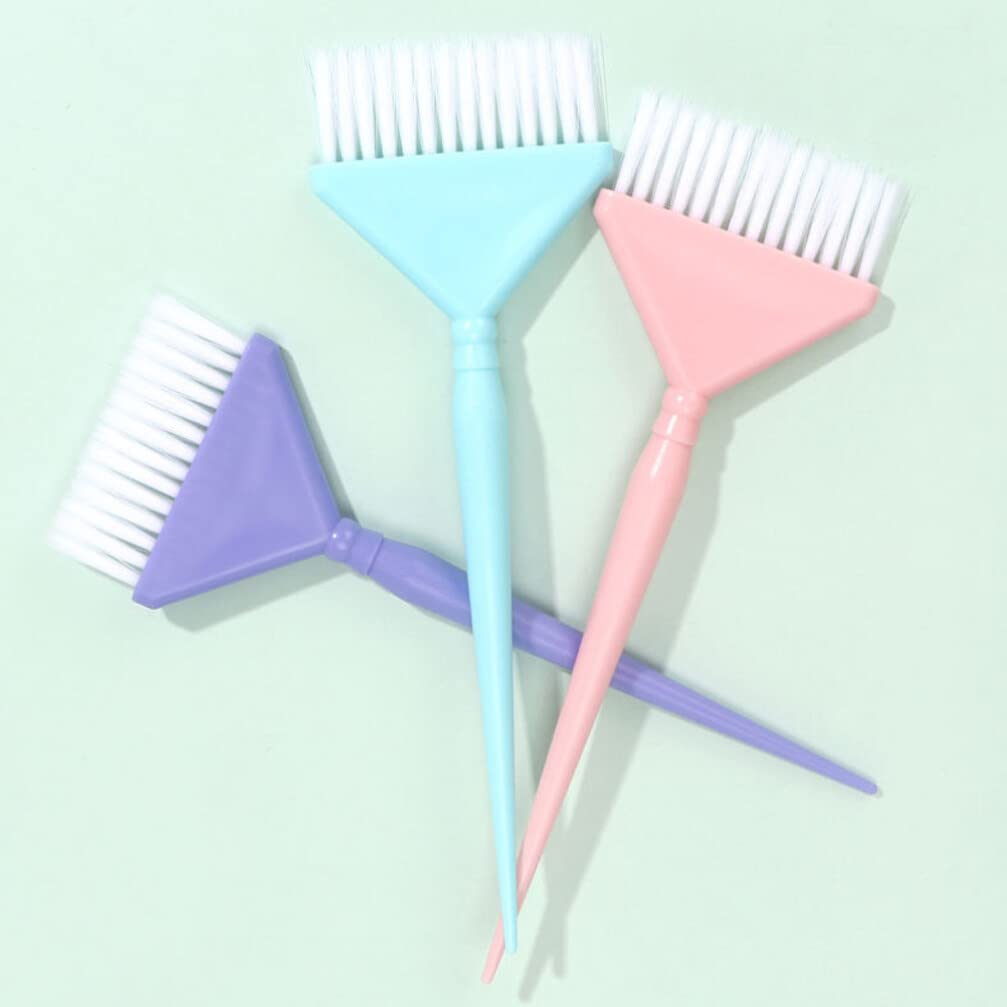 Hair Dye Bowls ，Hair Mixing Bowl Coloring Kit 3pcs Brush Set Root Comb Applicator Salon Equipment