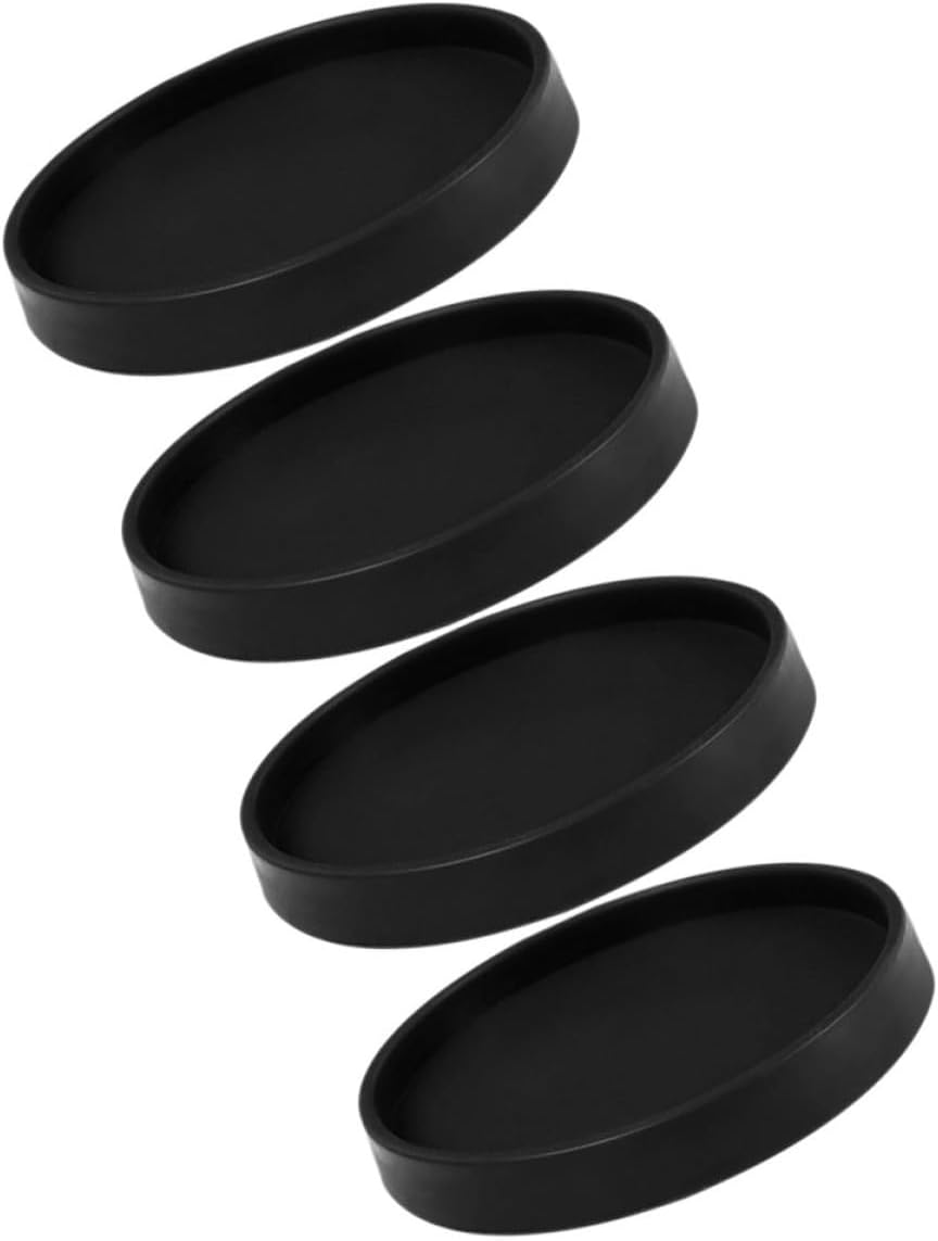 4pcs Non-Slip Rubber Furniture Foot Pads Sofa Feet Cups Chair Leg Covers Floor Protectors for Sofas and Tables 2.5 Inch Diameter Suitable for Furniture