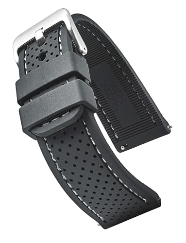 Correa de reloj de goma suave de 22mm sumergible y de facil instalacion