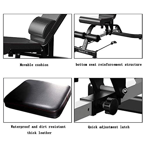YYAI-HHJU Halterbank met halters voor fitnessbank, sit-up-board, multifunctionele fitnessstoel voor vogels, fitnessuitrusting, kussen voor buikspieren, verstelbaar - Image 3