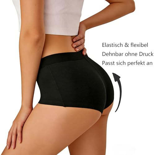 Calzoncillos de algodón suaves y transpirables Libella pack ropa interior mujer 3