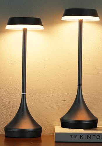 Image of Cordless Lamp, 6000mAh, Outdoor Waterproof, Touch Control, Dimmable, 3 Color Temperature, RGB, LED Memory Function, Portable Battery Operated, Rechargeable Table Lamp Patio Dinning Restaurant Kitchen