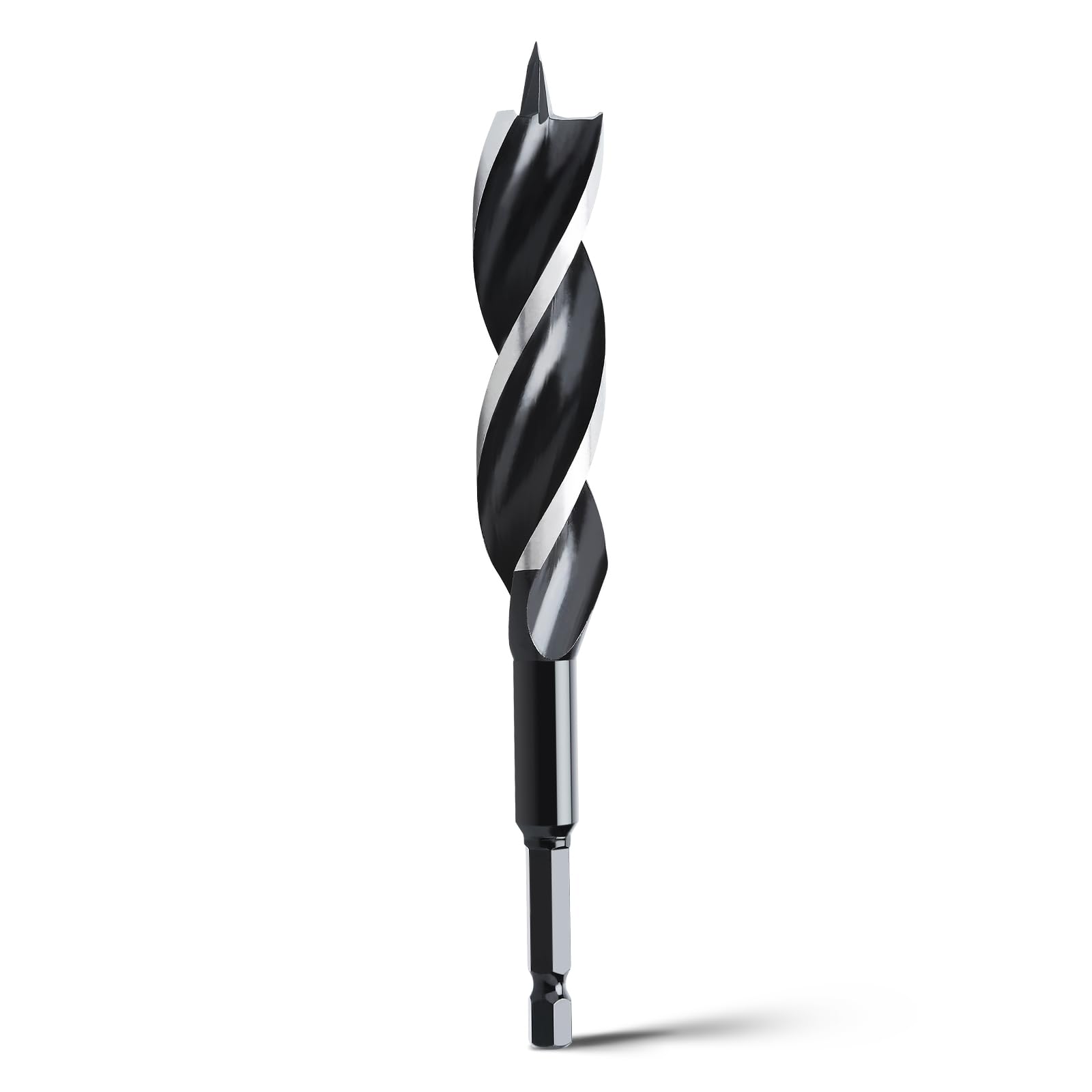 3/4" x 6" Auger Drill Bit for Soft and Hard Wood, Plastic, Drywall and Composite Materials, Hex Shank Tri Flute Wood Drill Bit