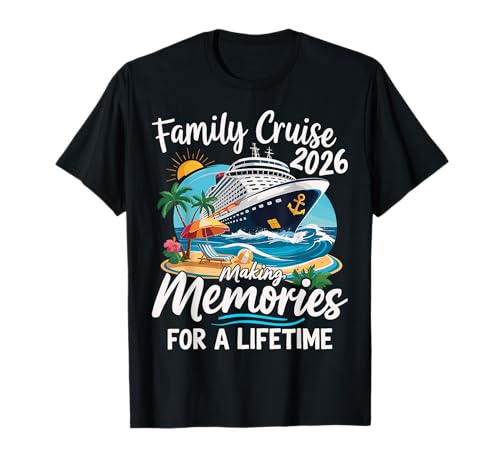Family Cruise 2026 Family Matching Cruise Vacation Party T-Shirt