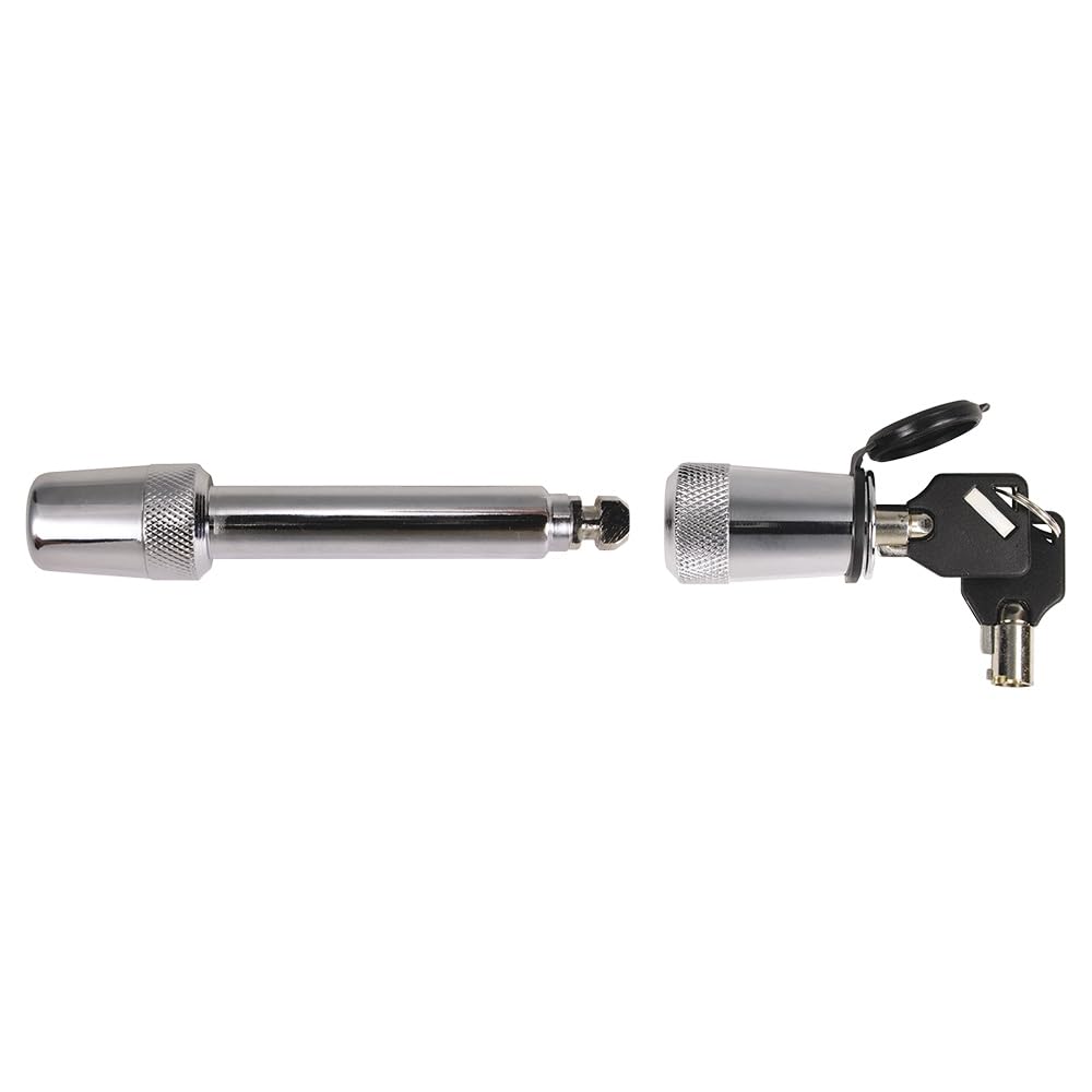 Trimax Premium 1,6 cm Durchmesser x 6,5 cm Spannweite T3 Schlüsselschloss mit Schnappverschluss, silberfarben