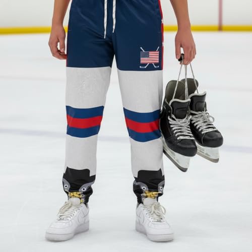 ChalkTalkSPORTS Hockey Lounge Pants | Hockey Player | Youth & Adult Sizes4