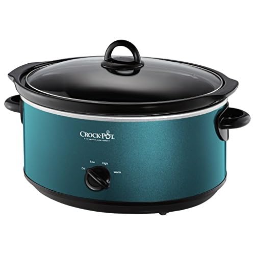 Crock-Pot Design to Shine 7 Quart Slow Cooker and Food Warmer, Turquoise (SCV700-KT)
