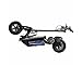 MotoTec UberScoot 1600w 48v Electric Scooter, Black, Large