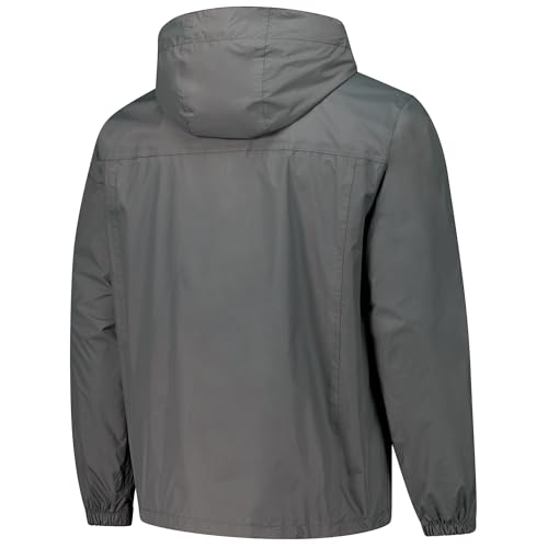 Image of Dunbrooke Men's NFL Tropic Waterproof Packable Full-Zip Hoodie Jacket