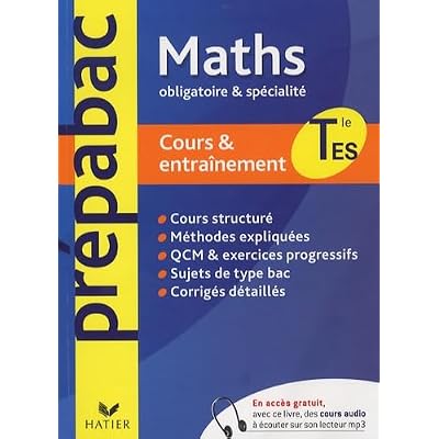 Math&eacute;matiques Tle ES