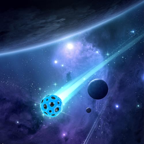 NVIYAM 8 Stück Moon Ball - Hohe, springender 7cm Spaceball, leicht zu greifen und zu fangen, galaxy mit knallendem Geräusch, lava springtoy