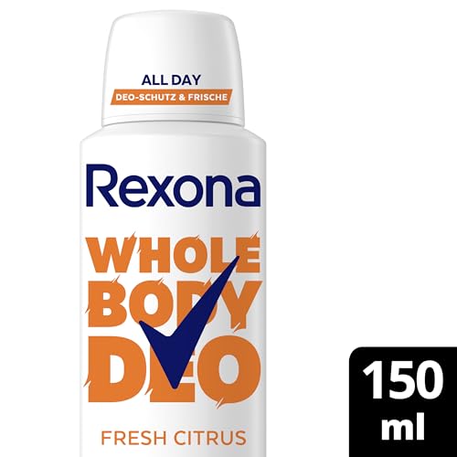 Rexona Whole Body Deodorant Spray Fresh Citrus 150 ml (Packung mit 2) – Ansicht 2