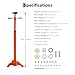 EliteEdge 2 Pack Underhoist Support Stand with Wheels, 1653 LBS Screw Jack Stand with Adjustable 38-75 Inch Height, 3/4 Ton Under Hoist Support Stand for Vehicle Lifting & Support