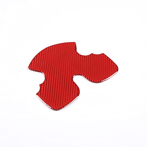 Accesorio Portavasos Carbono Rojo para Fiat 500 2011-2019 miniatura 4