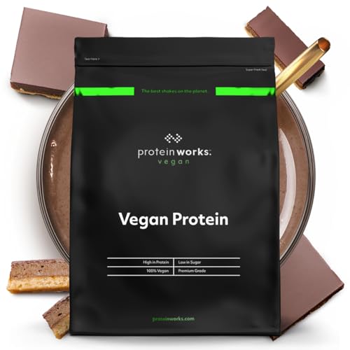 THE PROTEIN WORKS - Proteína Vegana - 100% A Base de Plantas - Sin Gluten - Bajo en Grasas - Millionaire's - Chocolate & Caramelo - 1 kg