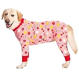 Oslueidy Hunde Bodysuit Hundebody Nach Op Erholung Anzug für Hunde nach der Operation Hund Pyjamas Bodysuit Ganzkörper Große mittlere Hund Erholung Onesie Chirurgie