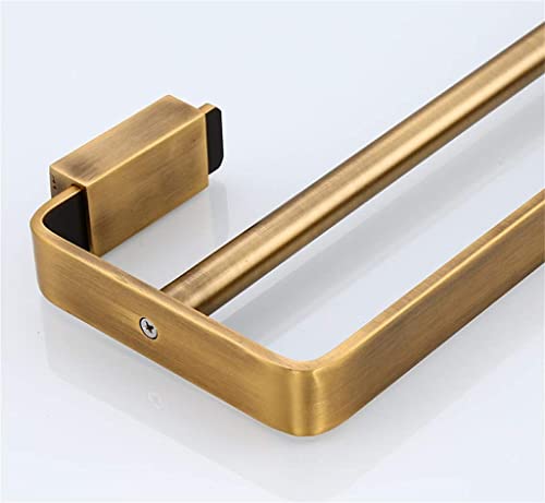 Estante de ducha en aluminio premium repisa de pared con toallero doble 60cm 4