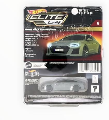 Hot Wheels '21 Audi RS 7 Sportback Collectors Elite 64 Series image 4