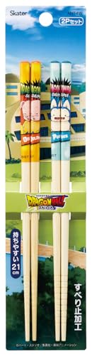 スケーター(Skater) 箸 竹箸 安全箸 21cm 2膳 ドラゴンボールDAIMA 男の子 ANT4W
