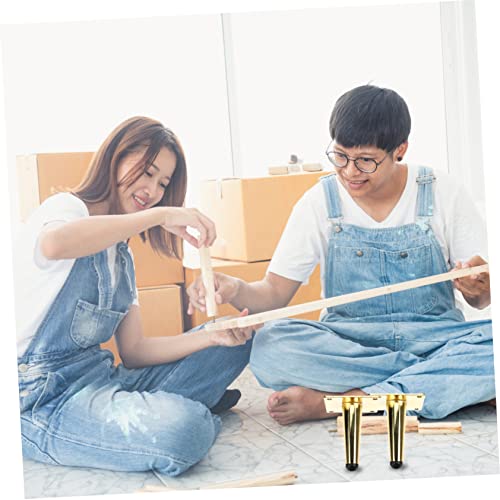 Patas de sofá metálicas de alta resistencia: juego de 4 soportes premium para muebles 3