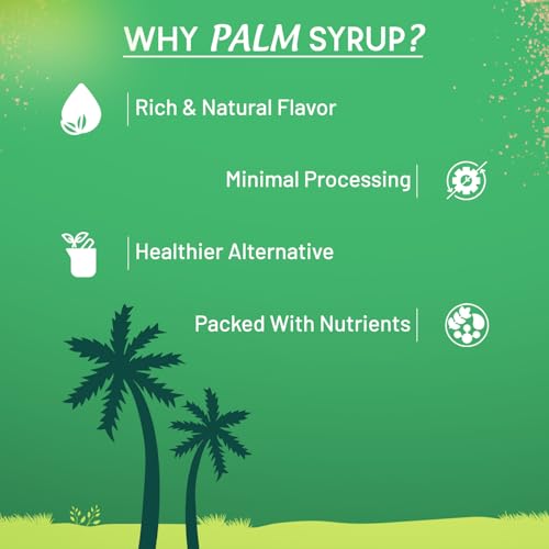 Image of Sweetch Palm Syrup 400 gm each | Refine Sugar Alternative | Use with Milk, Cookies, Coffee, Pancakes, Baking & Toppings | Low GI, Contains Minerals | Natural Sweetener, No added Sugar (Pack of 2)