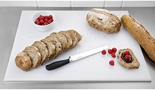 Hygiplas Large High Density White Chopping Board for Bakery - 60x45cm