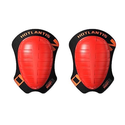 HOTLANTIS Universal Motorcycle Knee Sliders Motorcycle Knee Pads Knee Pucks in Kendo Style for Racing or Training on Trackdays or Outdoor Motorbike Riding.
