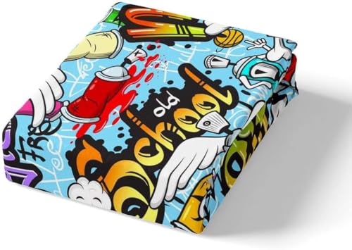 Homewish Graffiti King Duvet Cover Set Teenage Boy Girl - Image 2