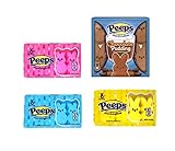 Easter Peeps Marshmallow Variety Pack Including Classic Bunny Shaped Pink, Blue, and Yellow and...