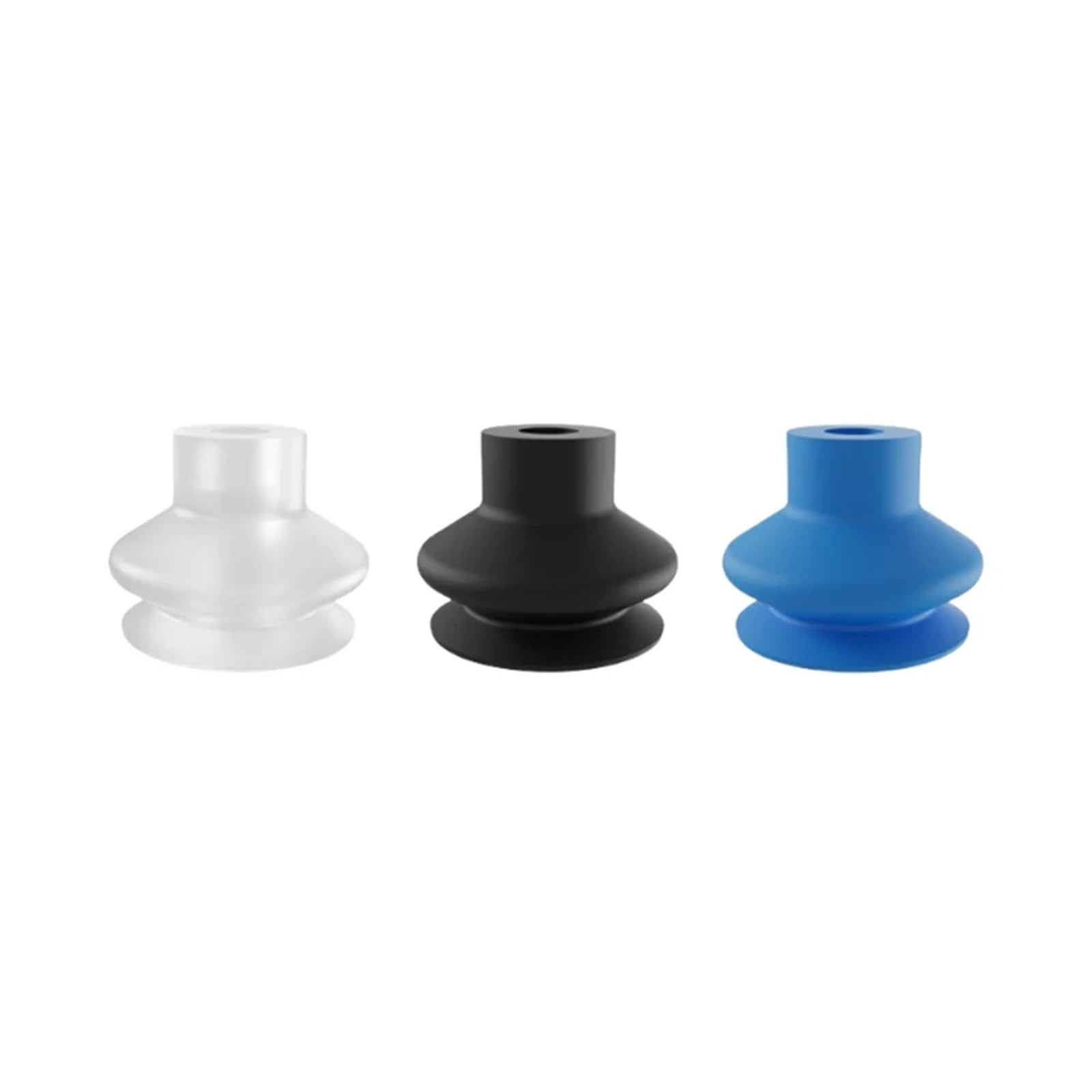 FGA-11/14/16/20/22/25/33/43/53/63/78 Doppelschichtiger blauer pneumatischer Vakuum-Saugnapf, 1 Stück | FGA14,Black