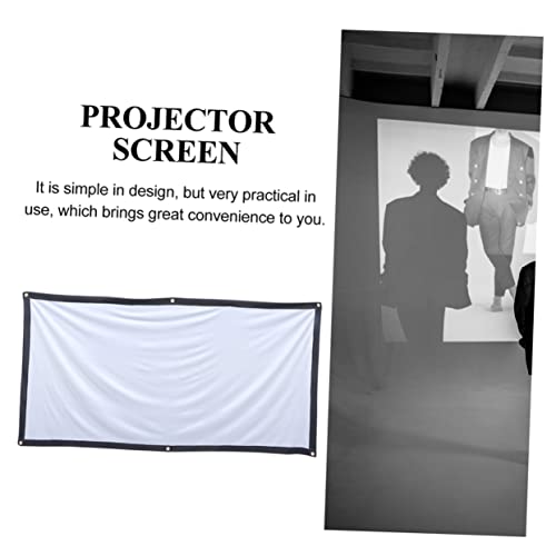 Pantalla de proyector de poliéster sin arrugas que soluciona los reflejos en interior 7