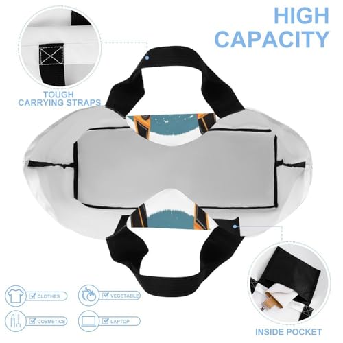 Glitter Red Large Tote Bag for Women Reusable Grocery Bags Lightweight Shopping Handbag for Travel Work Beach4