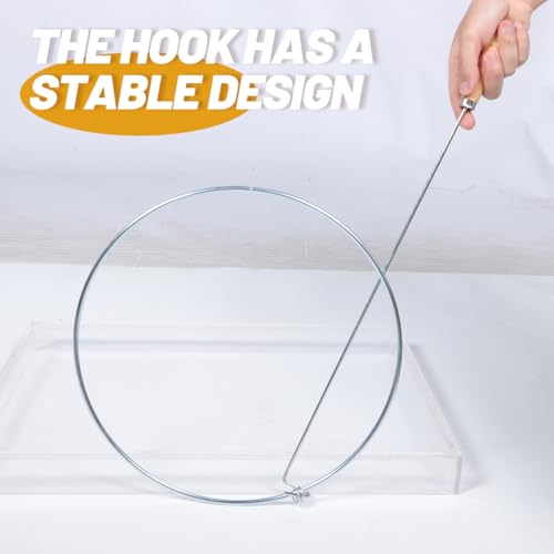Image of Rolling Ring Toys - Traditional Outdoor Fitness Hoop for Kids and Adults Durable Wooden Push Hoop Toy Perfect for Fun and Exercise